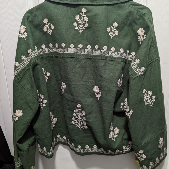 NWT Zara Embroidered Jacket - Picture 2 of 5